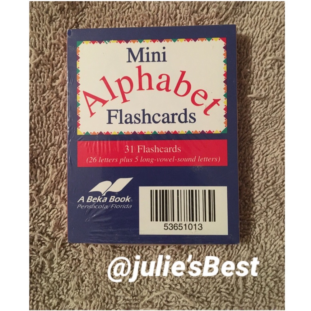 🆕Mini Alphabet Flash Cards (By A Beka Books)